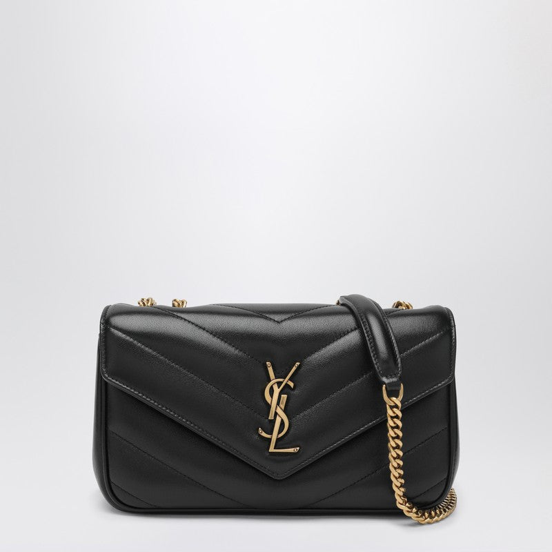 Saint Laurent Small Loulou Bag In Black Leather Women