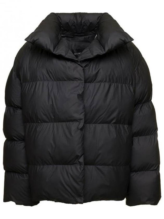 Balenciaga Back Logo Wrap Padding Black