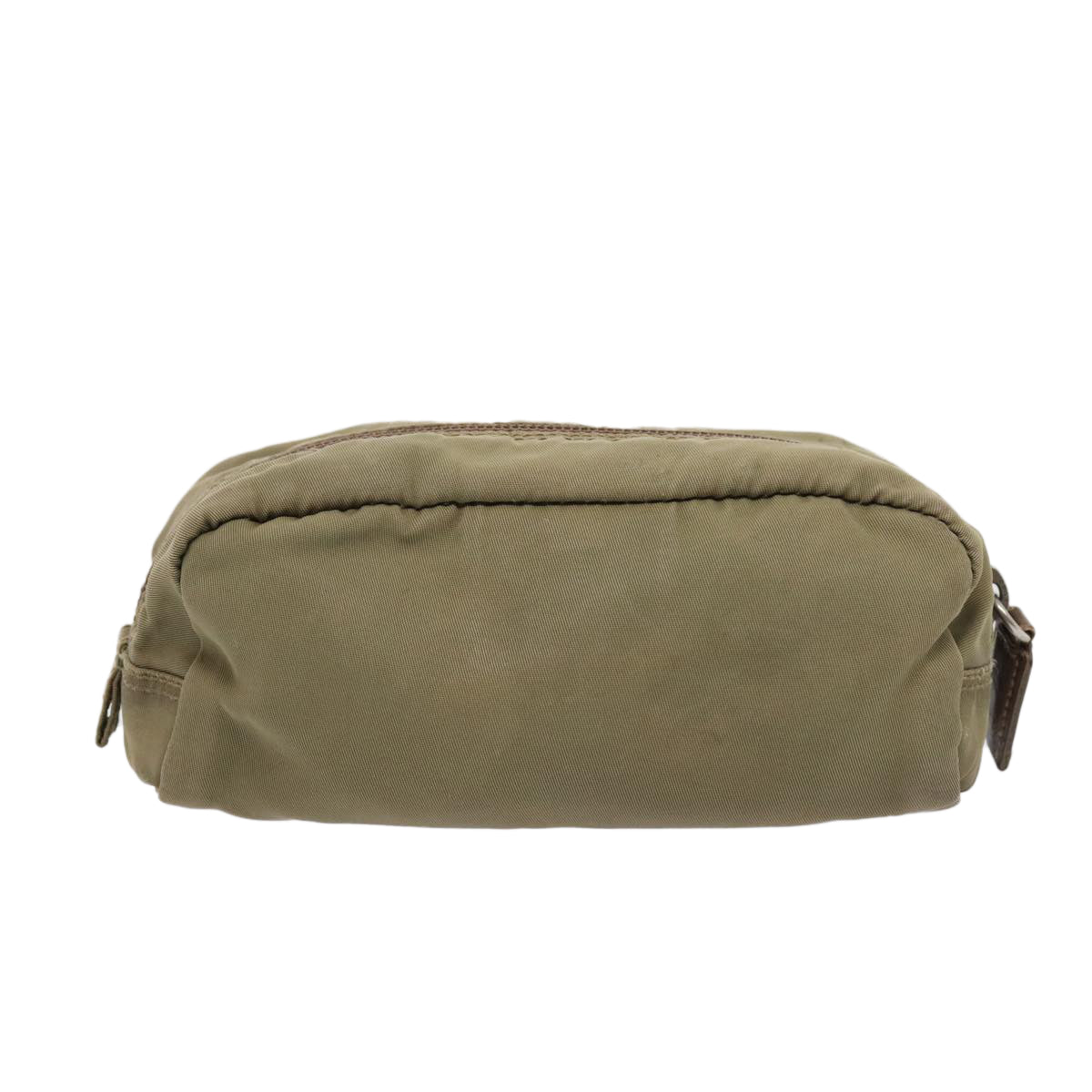 PRADA Pouch Nylon Beige  80182