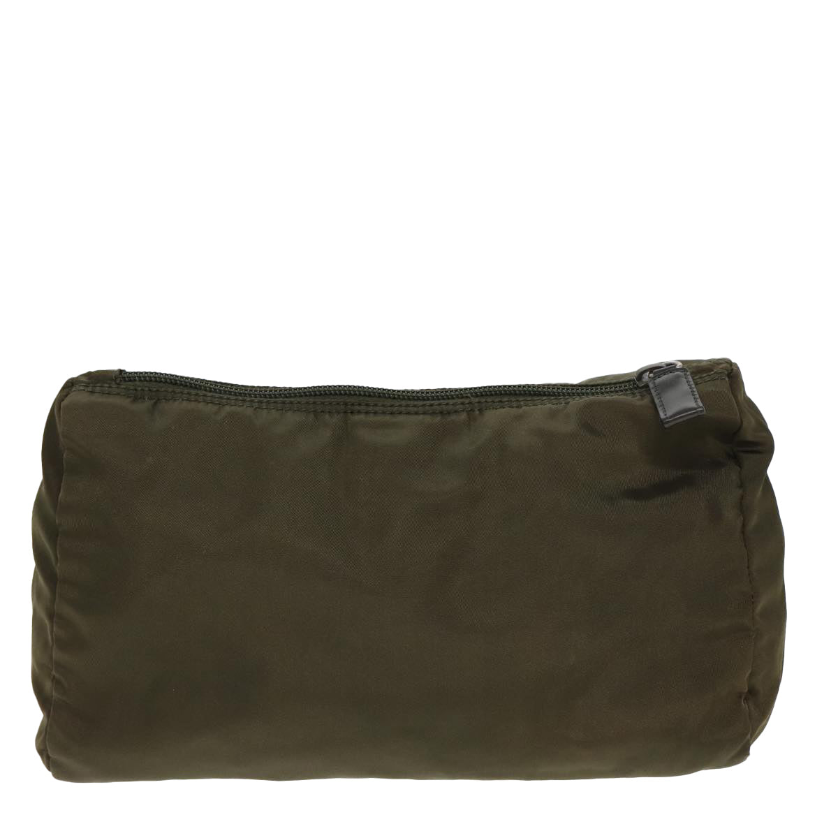 PRADA Pouch Nylon Khaki  80183