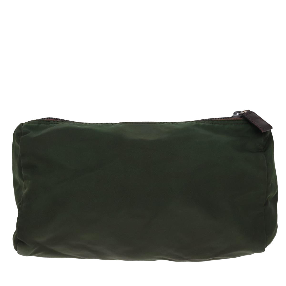 PRADA Pouch Nylon Khaki  80184