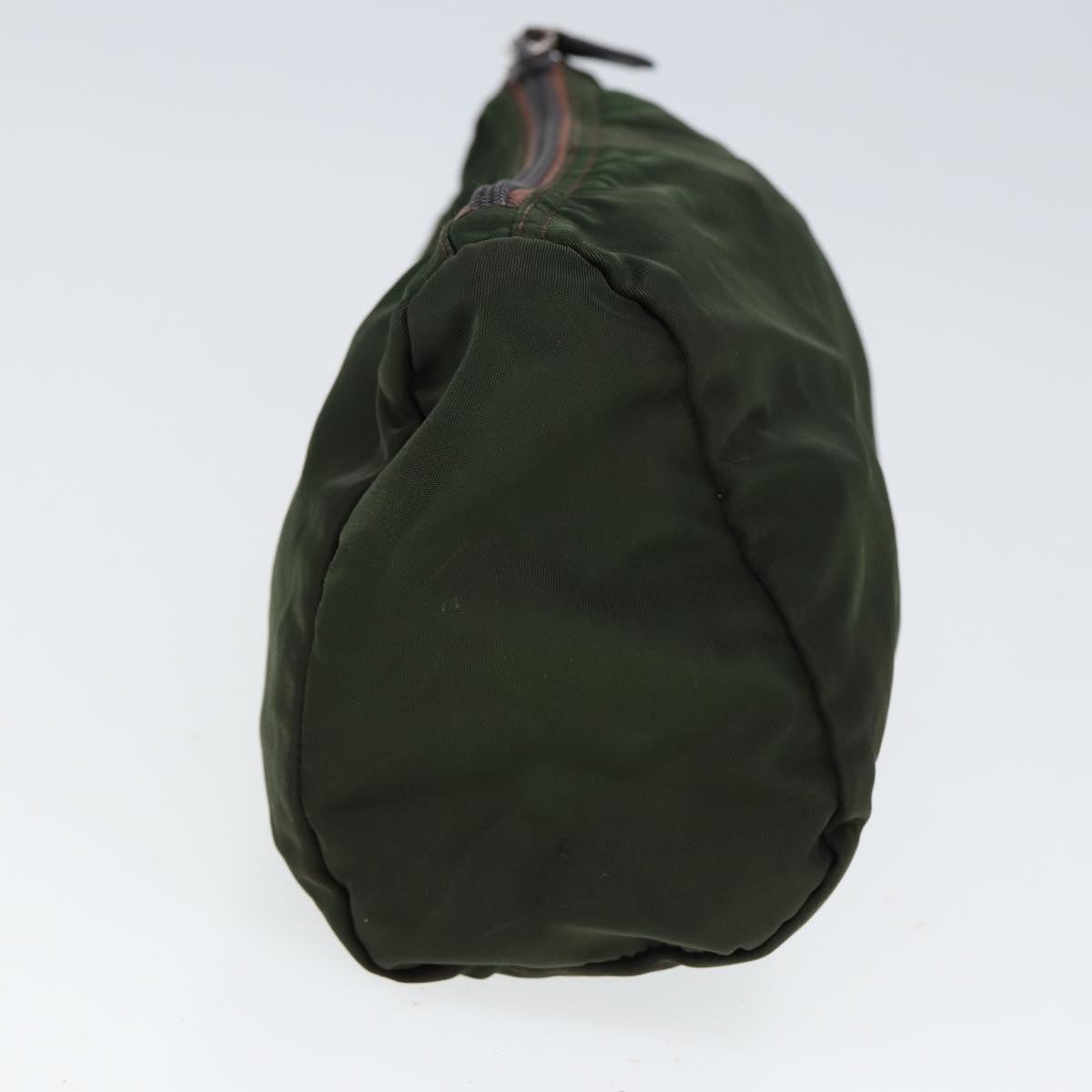 PRADA Pouch Nylon Khaki  80184