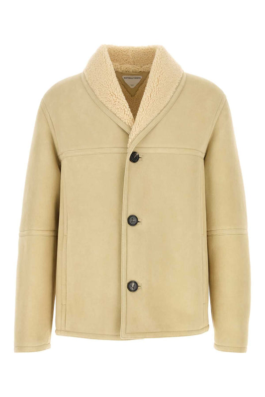 BOTTEGA VENETA Men's Shearling Blouson Jacket