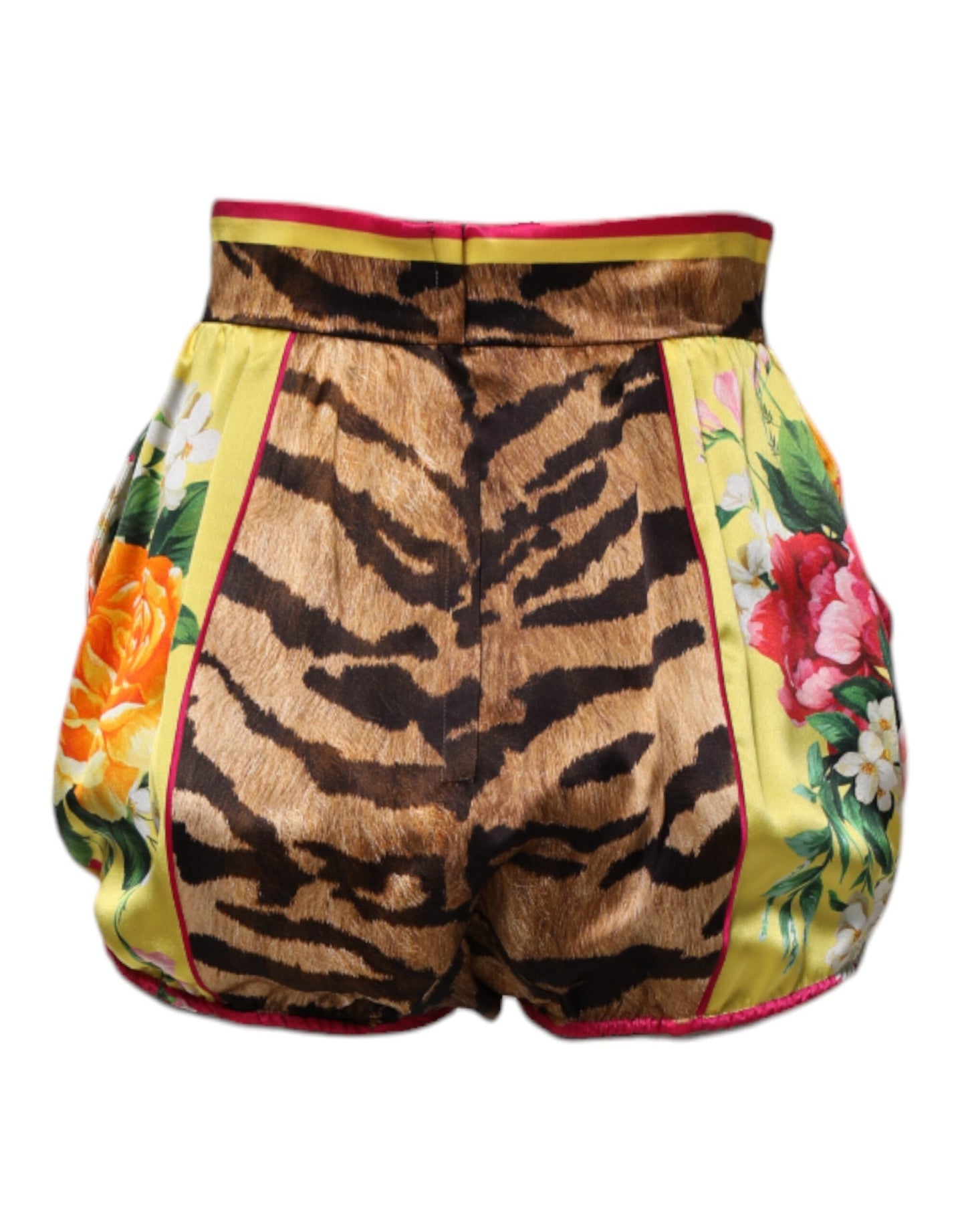 Dolce & Gabbana Multicolor Floral High Waist Hot Pants Women's Shorts