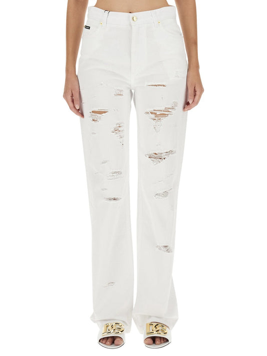 Dolce & Gabbana Women Boyfriend Jeans