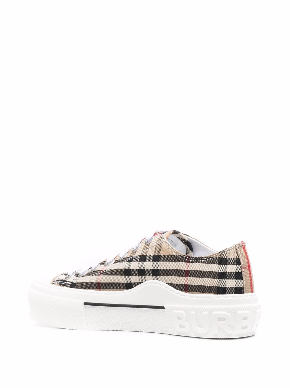 BURBERRY Printed Canvas Sneakers for Women