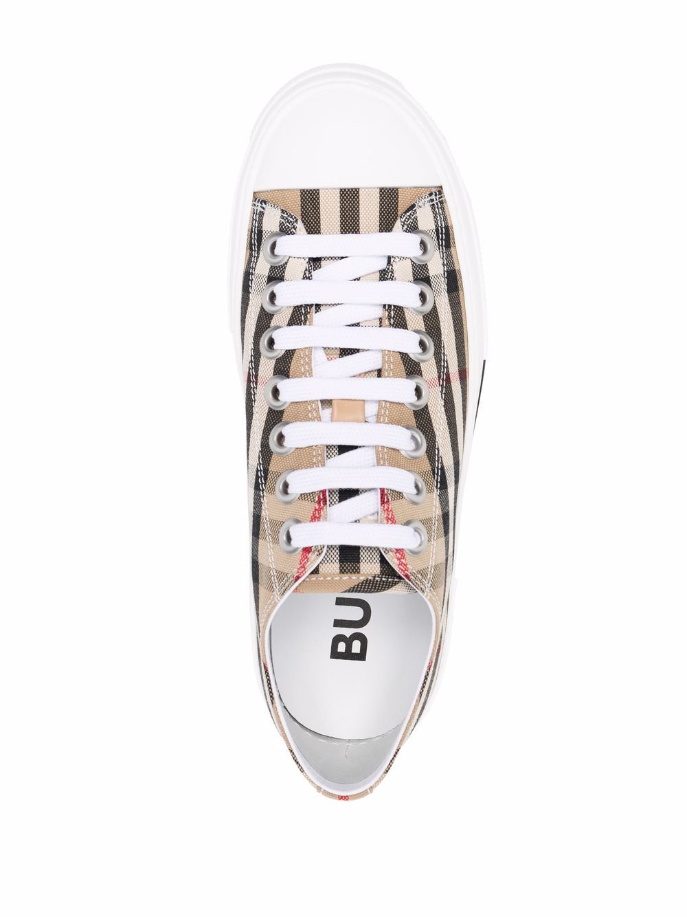 BURBERRY Printed Canvas Sneakers for Women