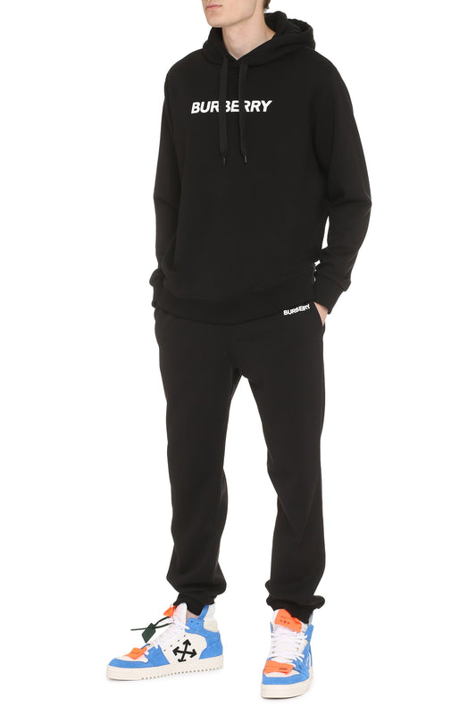 BURBERRY Classic Logo Cotton Hoodie for Men