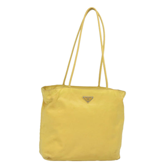 PRADA Tote Bag Nylon Yellow  80566