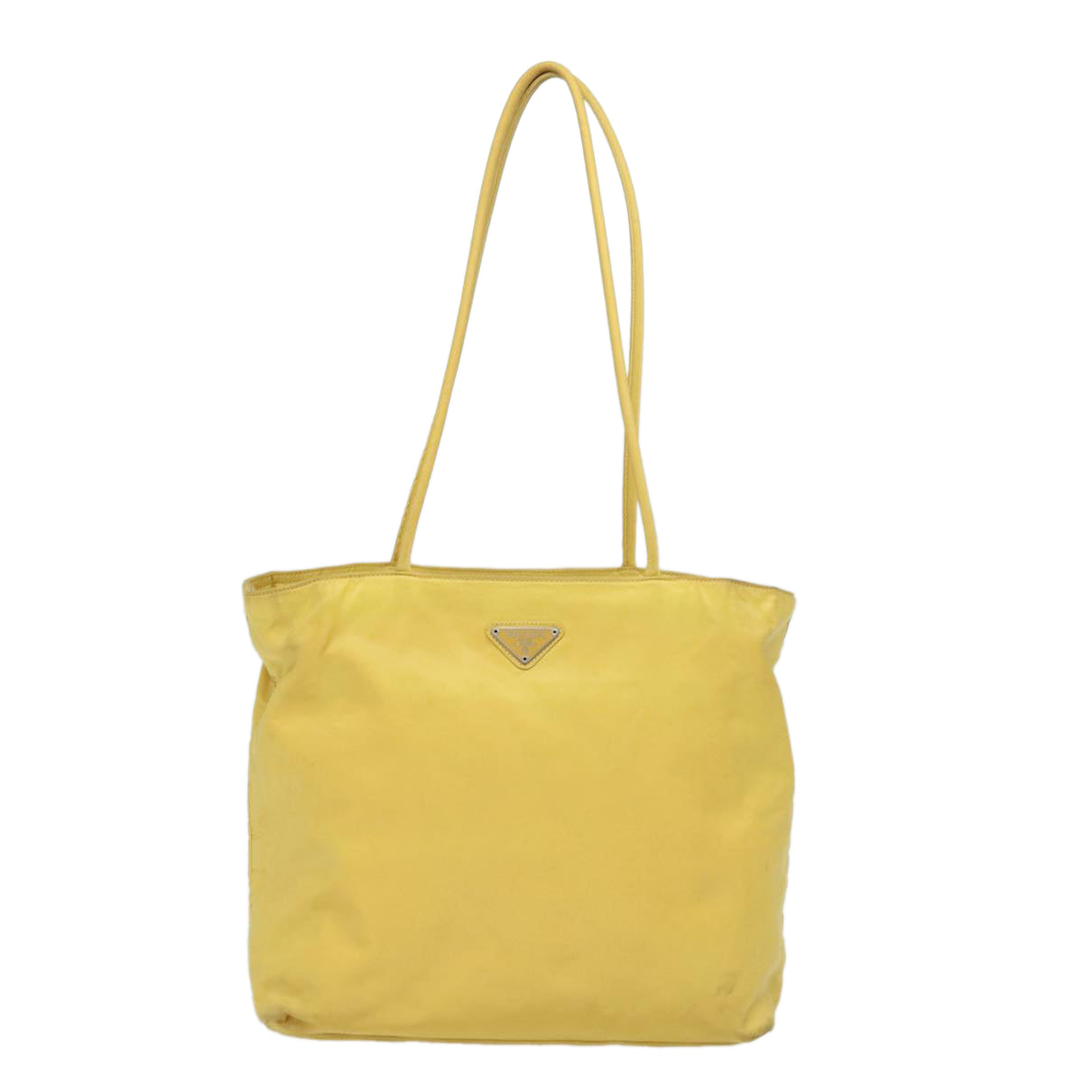 PRADA Tote Bag Nylon Yellow  80566