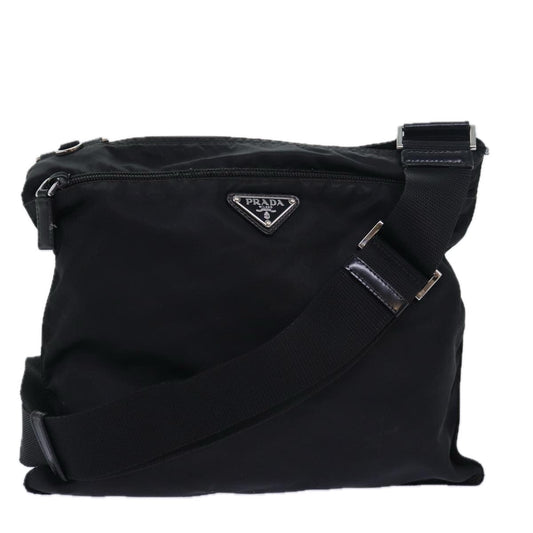 PRADA Shoulder Bag Nylon Black  80567
