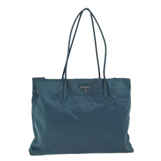 PRADA Tote Bag Nylon Blue  80573