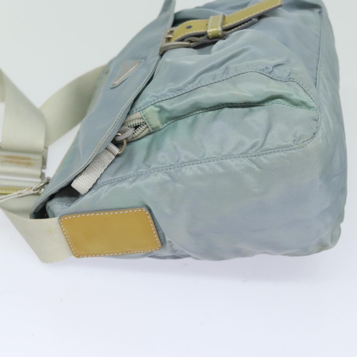 PRADA Shoulder Bag Nylon Light Blue  80574