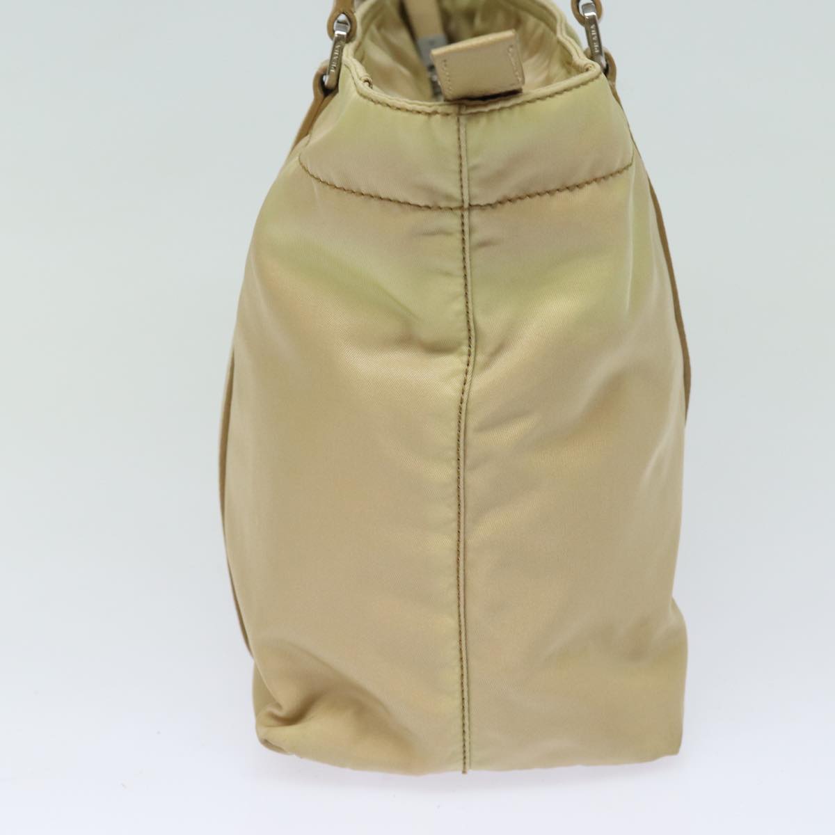 PRADA Tote Bag Nylon Beige  80575