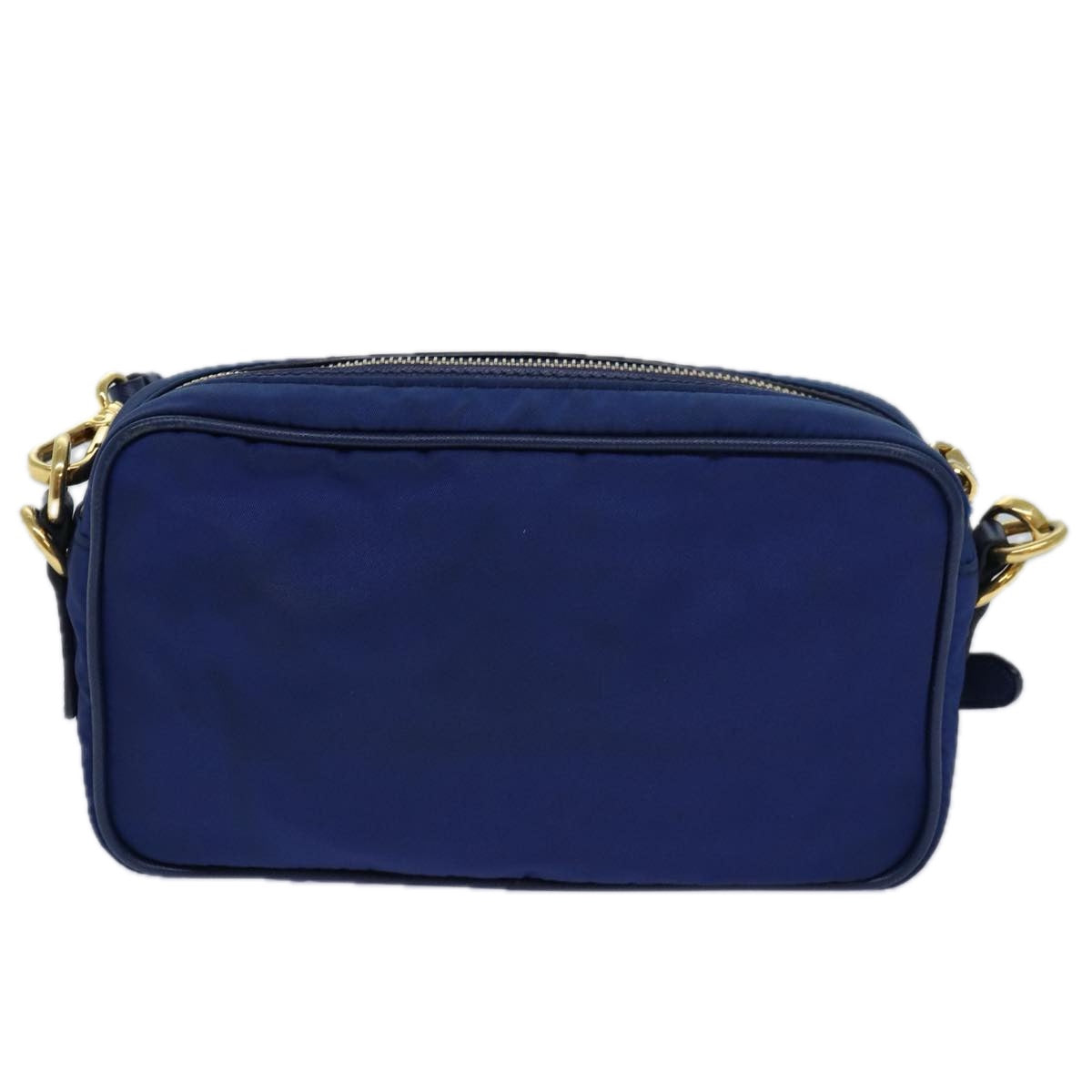 PRADA Shoulder Bag Nylon Blue  80581