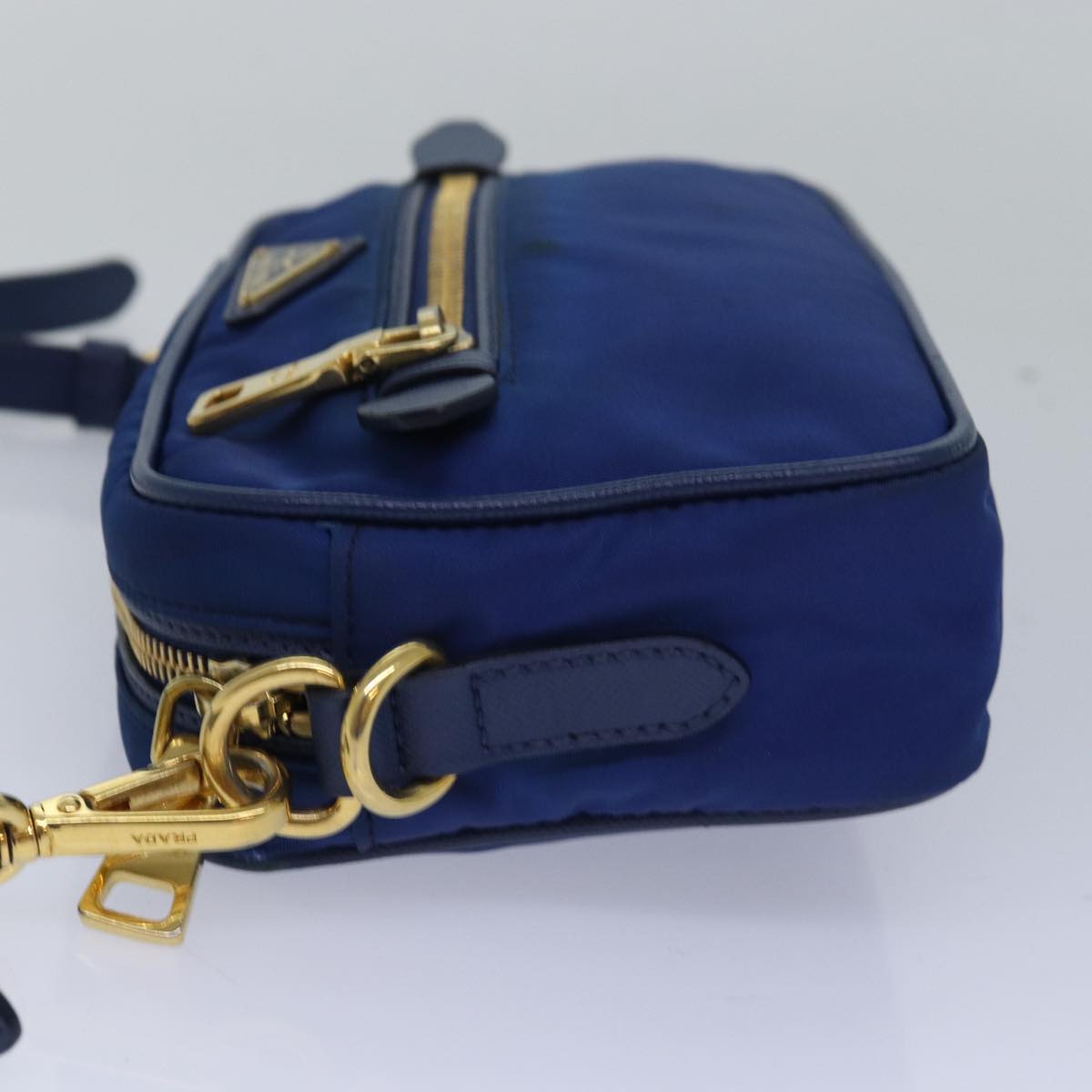 PRADA Shoulder Bag Nylon Blue  80581
