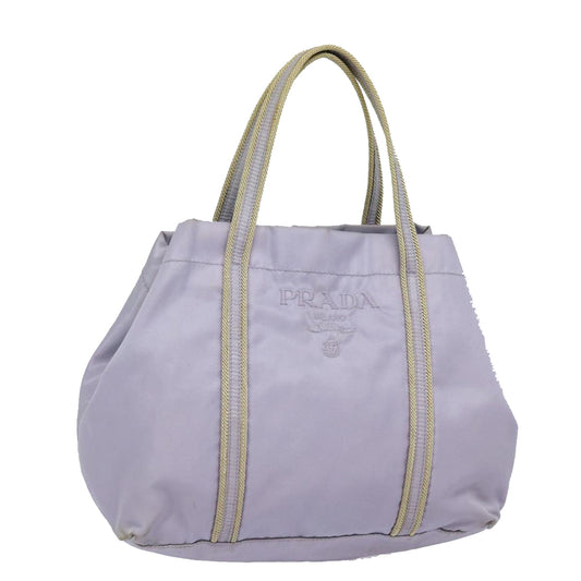 PRADA Hand Bag Nylon Purple  80612