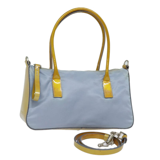 PRADA Hand Bag Nylon 2way Blue  80616