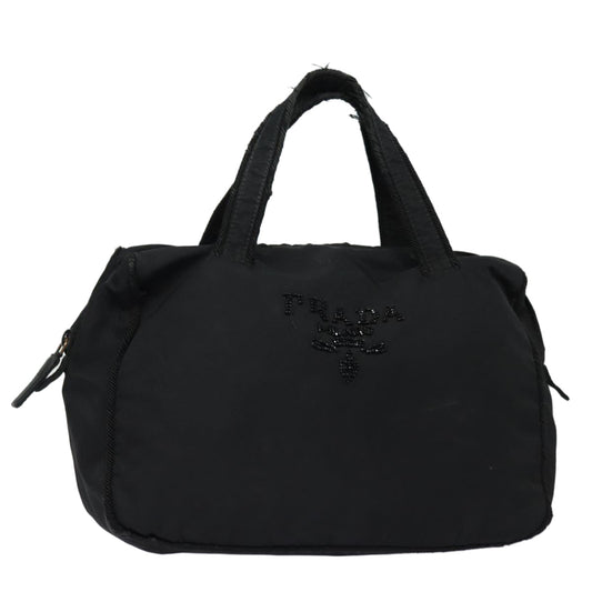 PRADA Hand Bag Nylon Black  80618