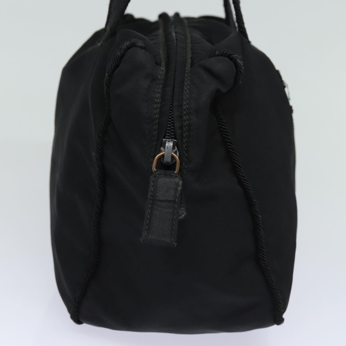 PRADA Hand Bag Nylon Black  80618