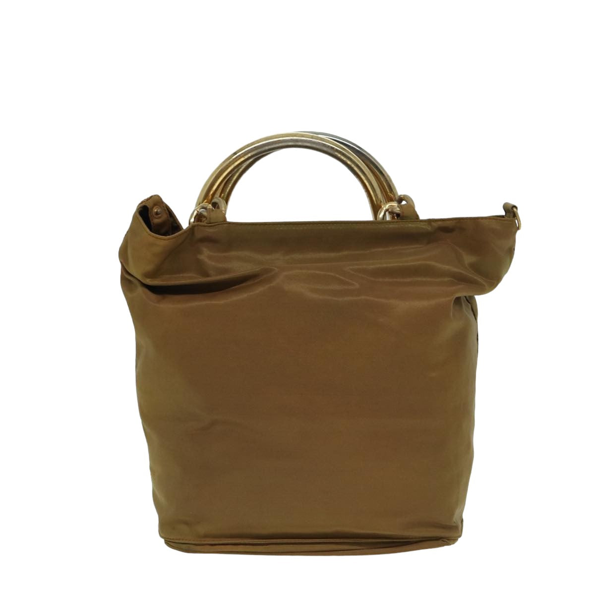 PRADA Shoulder Bag Nylon Brown  80621