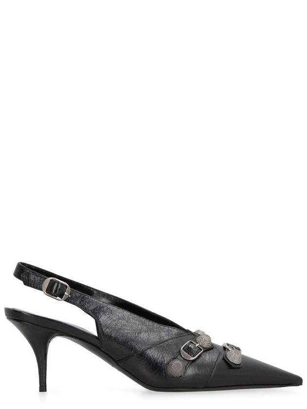 Balenciaga Cagole Slingback Heels Black