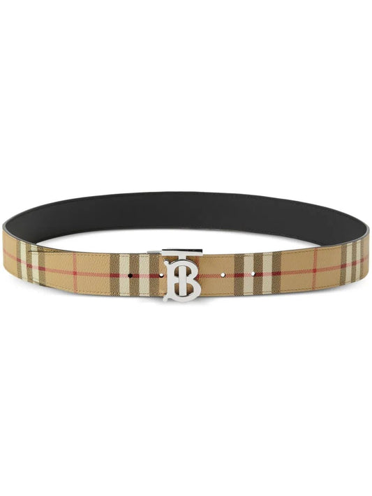 BURBERRY 35MM Plaque Belt for Men