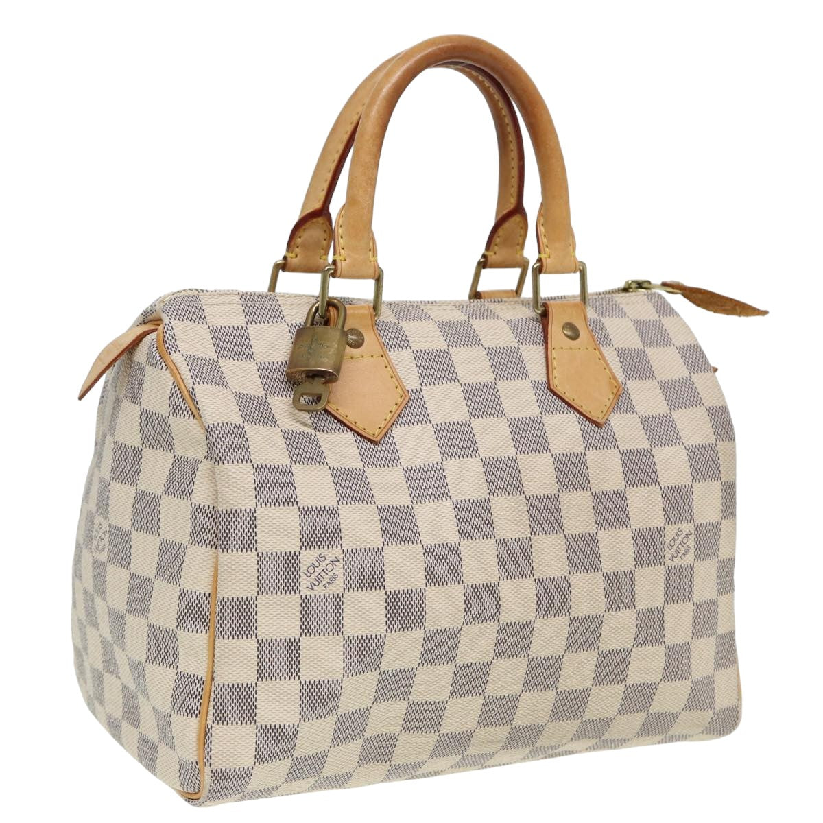 LOUIS VUITTON Damier Azur Speedy 25 Hand Bag N41534 LV 80701
