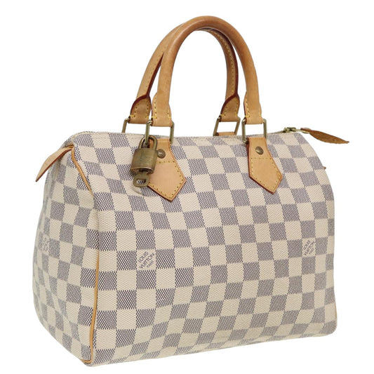 LOUIS VUITTON Damier Azur Speedy 25 Hand Bag N41534 LV 80701