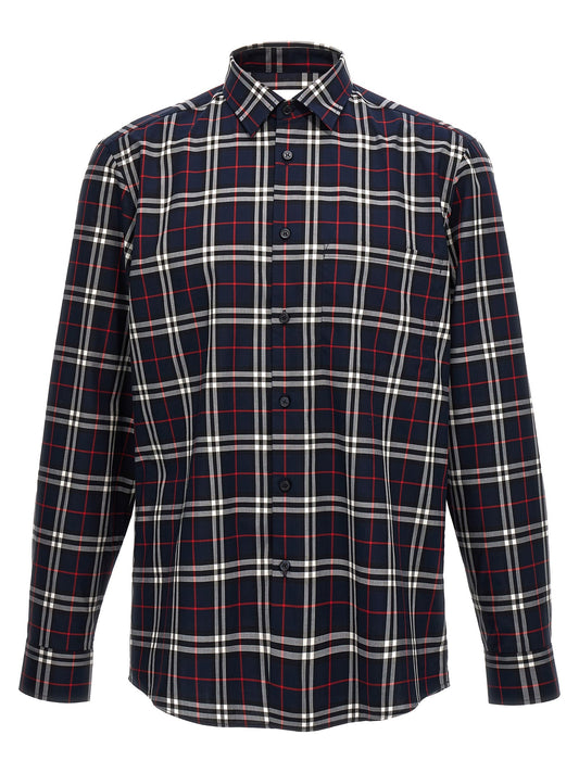 Burberry Men Check Shirt