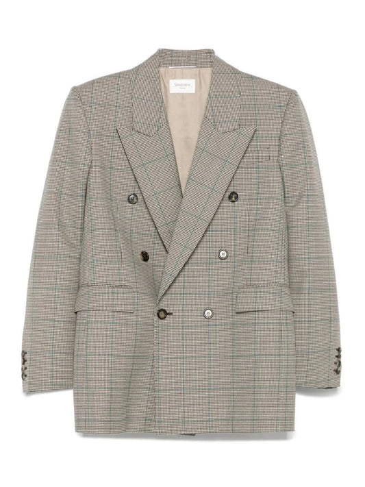 Saint Laurent Men Double-Breasted Blazer