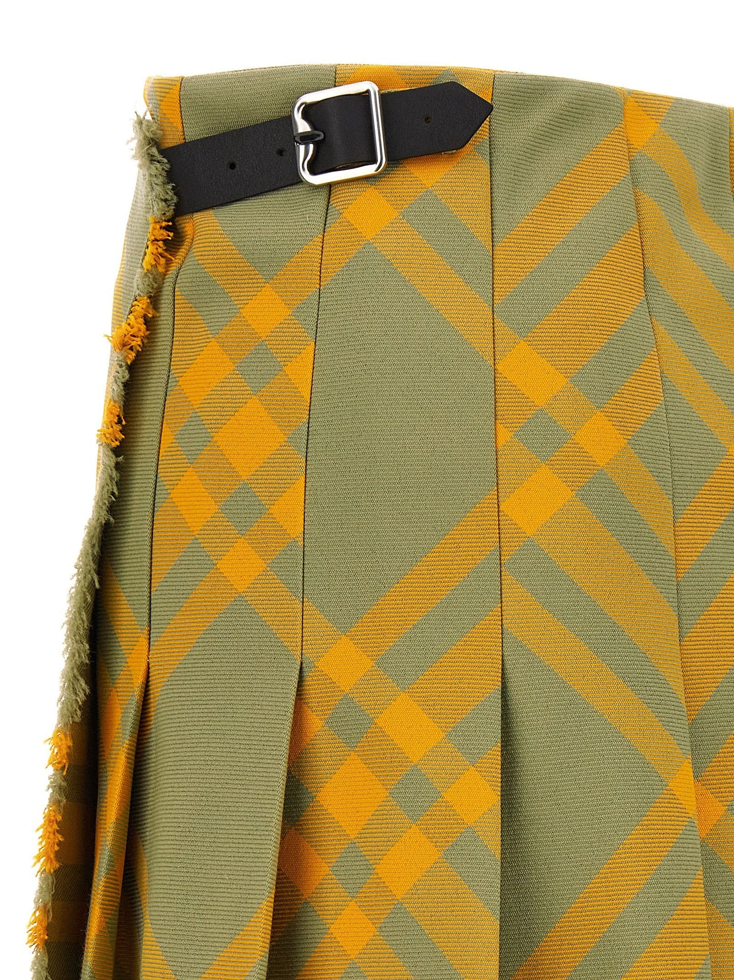 Burberry Women Check Kilt Skirt