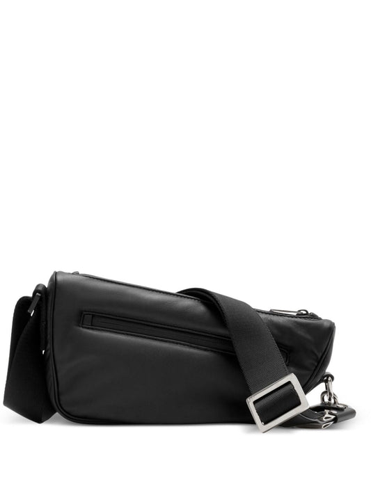 BURBERRY Asymmetric Leather Crossbody Handbag