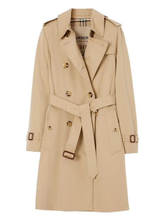 BURBERRY Double-Breasted Heritage Trench Jacket - Regular Fit