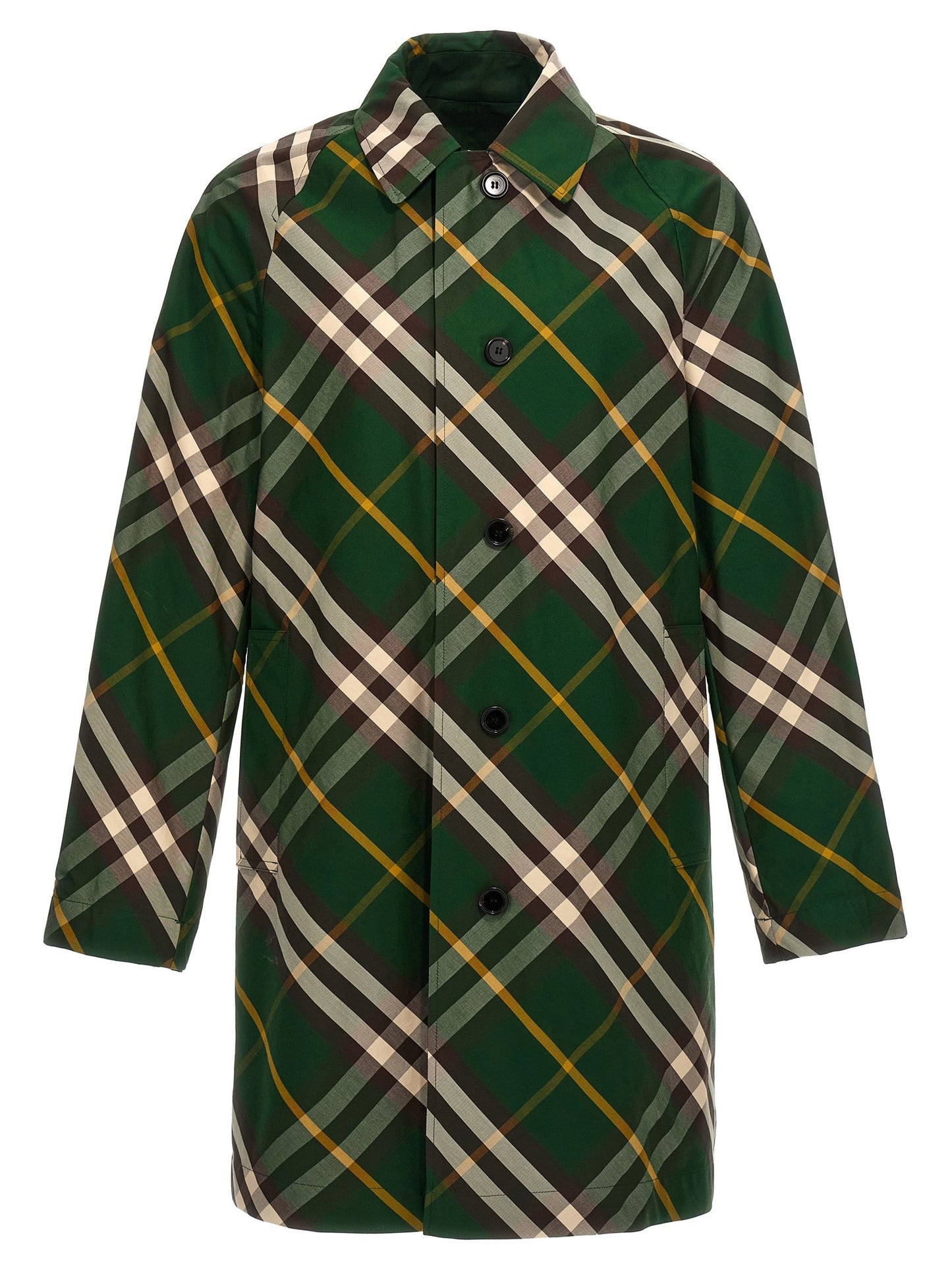 Burberry Men Medium Reversible Car Coat Check