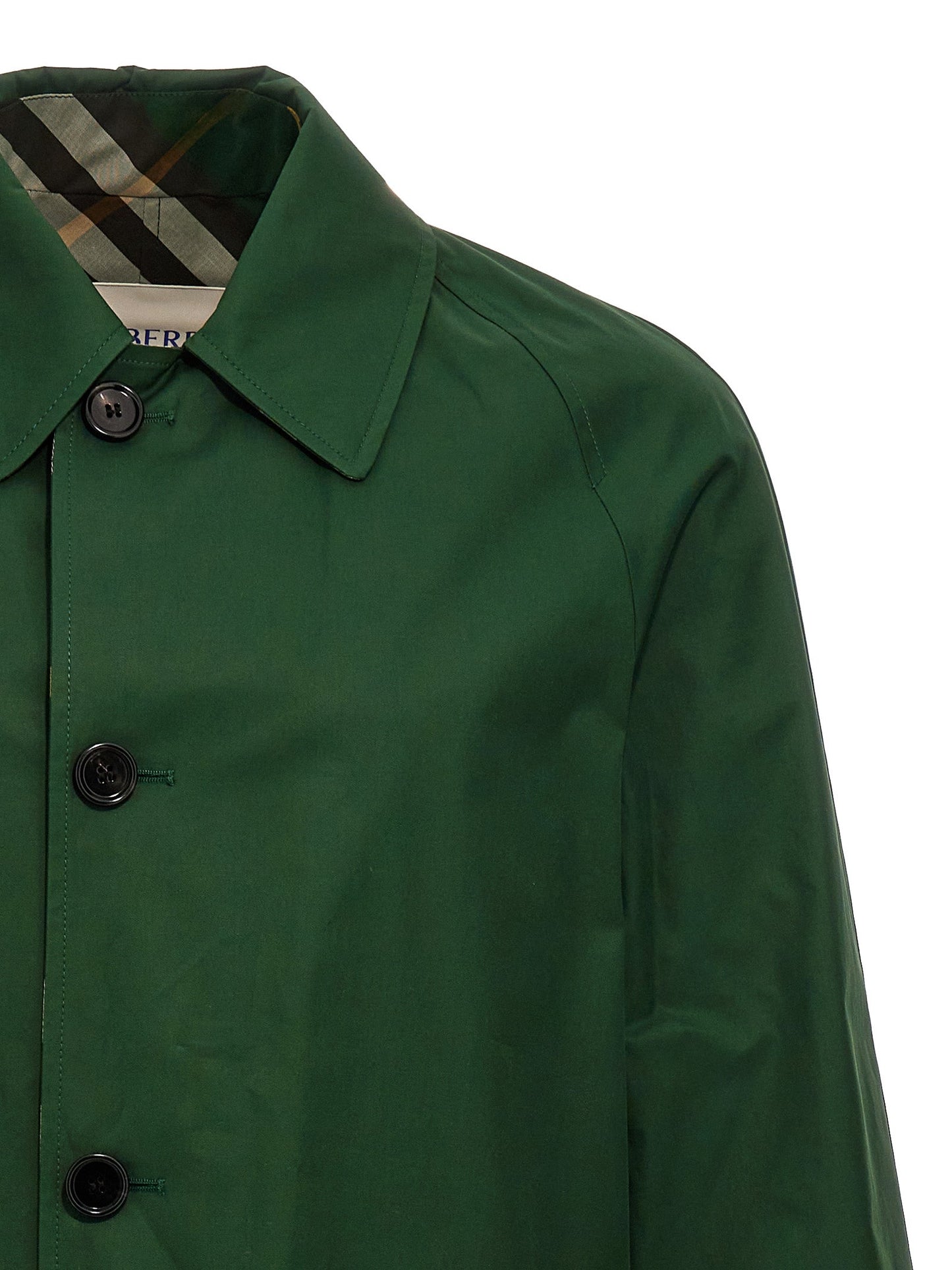 Burberry Men Medium Reversible Car Coat Check
