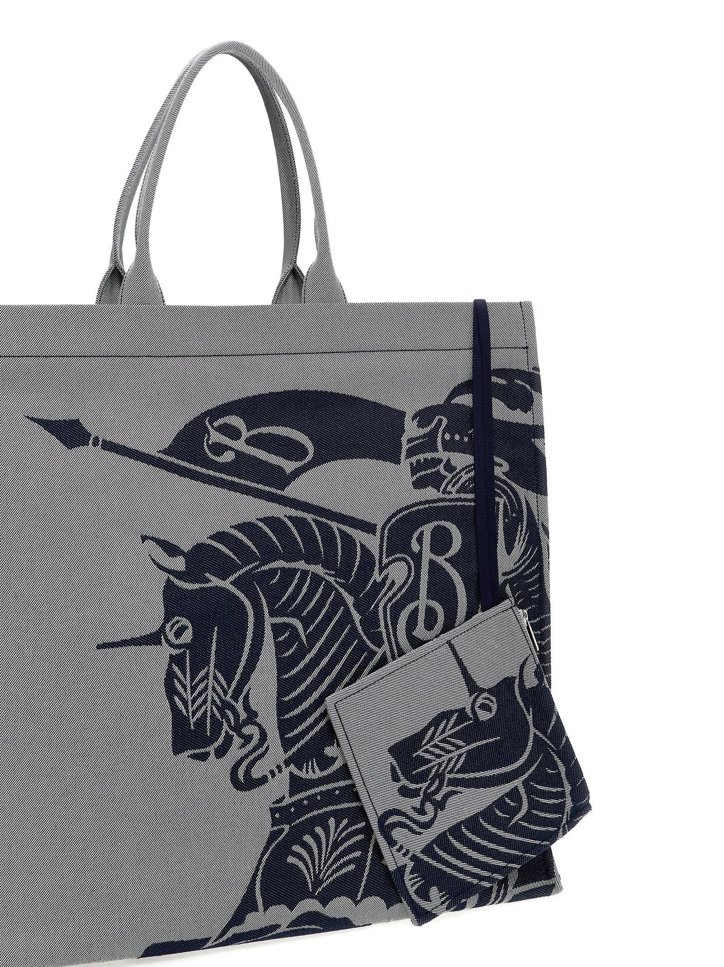 Burberry Men 'Ekd' Xl Shopping Bag