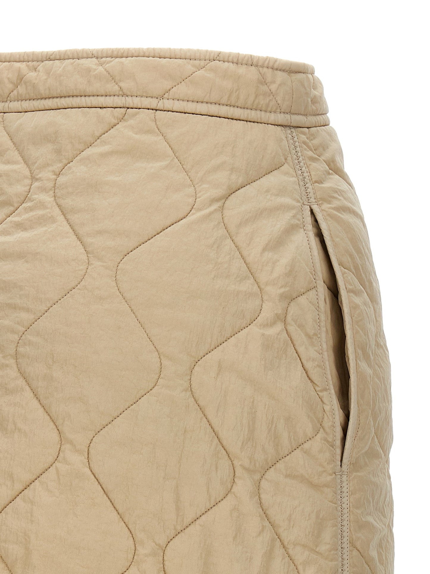 Burberry Women Quilted Nylon Skirt