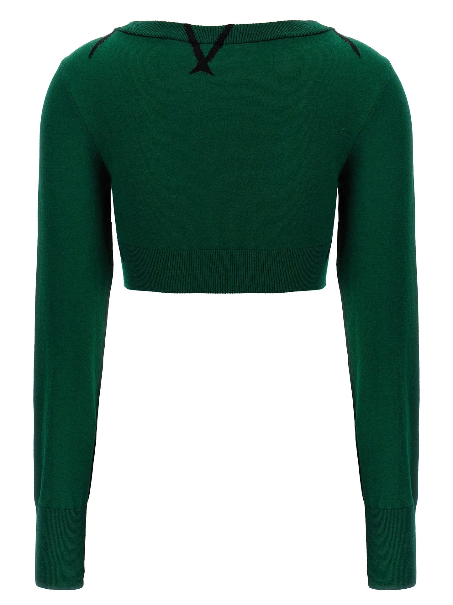 Burberry Women Argyle Pattern Sweater