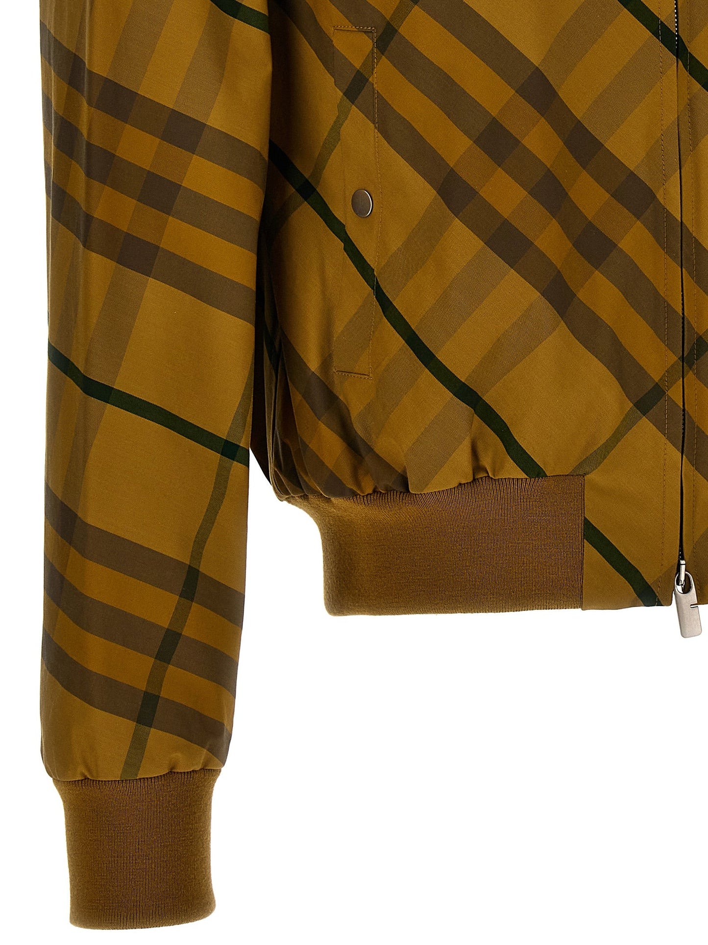 Burberry Men Check Print Jacket