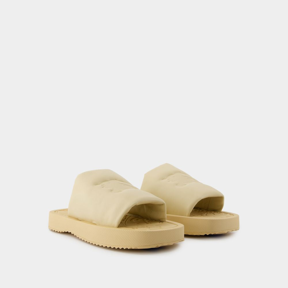 BURBERRY Luxe Knight Slab Sandals for Women