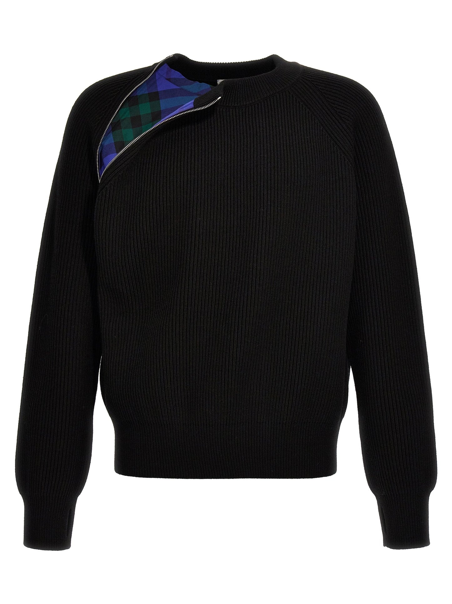 Burberry Men Zip Detail Sweater