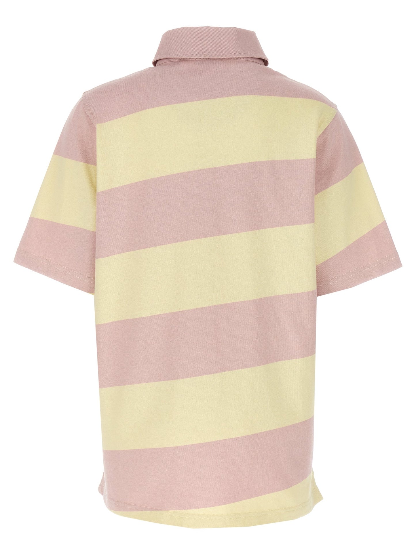 Burberry Women Logo Striped Polo Shirt