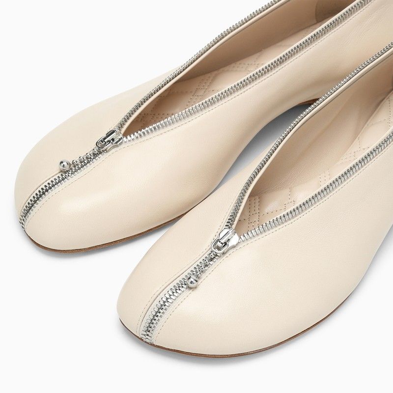 BURBERRY Ballerina Zip Flats for Women