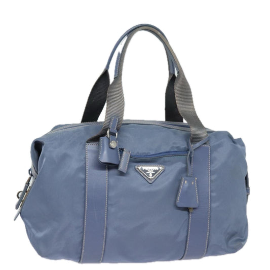 PRADA Hand Bag Nylon Blue  80868