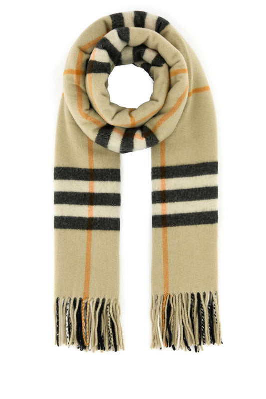 BURBERRY Embroidered Cashmere Scarf