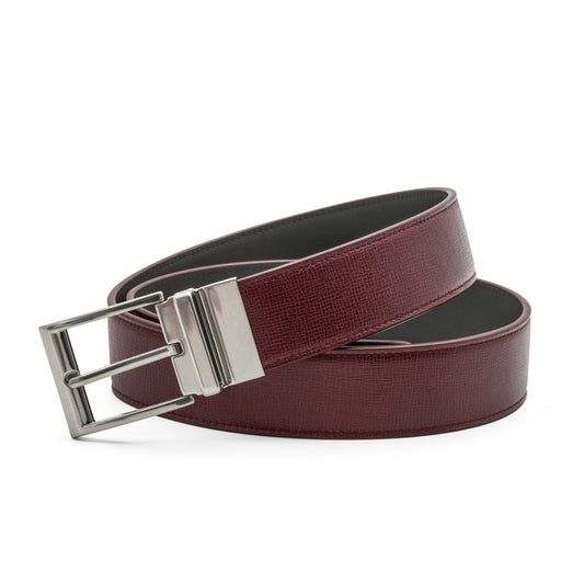 Bottega Veneta Leather Belt 95 Burgundy