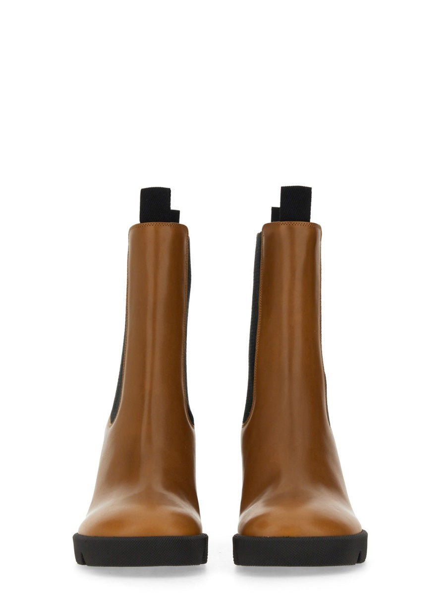 BURBERRY Leather Boot - Women's Carryover Collection