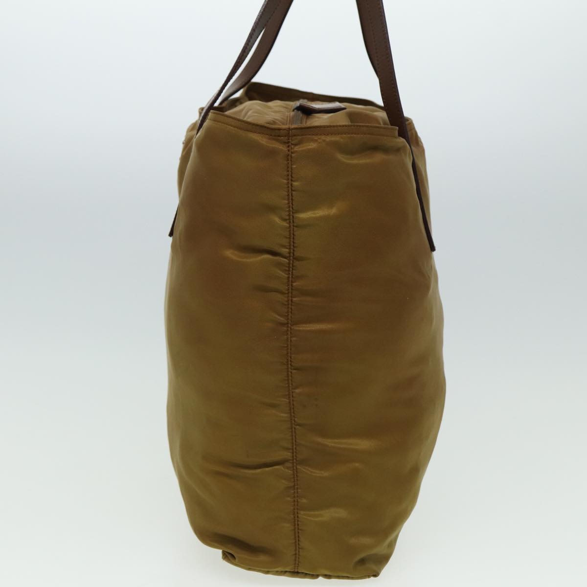 PRADA Shoulder Bag Nylon Khaki  80937