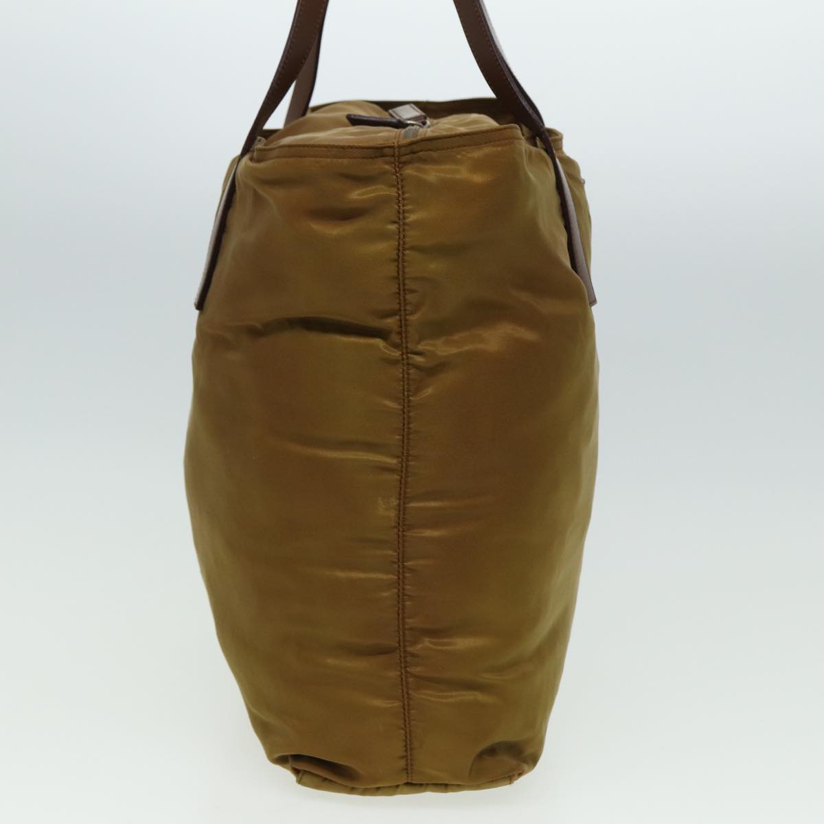 PRADA Shoulder Bag Nylon Khaki  80937